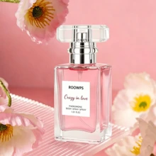 For Women | Gourmand Perfume With Strawberry, Marshmallow & Cocoa Notes | Sweet Fluffy Addictive Aroma | Long Lasting Dessert Scent Perfume Spray, 50ml Fashion Girl Portable Fragrance - 玫紅色 - 查看 5