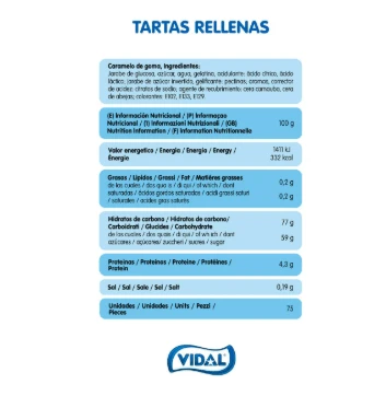 Vidal Dolci e caramelle - Tartas Rellenas - Visualizzare 6