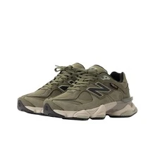 Zapatillas de running casuales cómodas, versátiles y con amortiguación de impactos New Balance NB 9060, unisex, verde - Verde - Ver 4