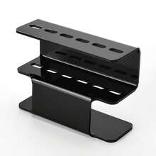 Soporte de exhibición de pinzas para extensión de pestañas de 6 agujeros, soporte de pinzas, caja de almacenamiento de accesorios para extensión de pestañas - Multicolor - Ver 8