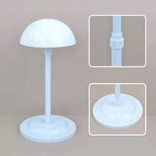 Adjustable Wig Stand With Lace Fabric, 8 Colors Available, Portable Plastic Wig Rack, Suitable For Styling, Drying, Displaying Wigs And Hats - View 5