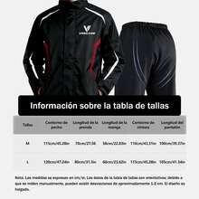 VRECASE Motorcycle Rainwear - Black - View 10