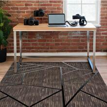 Modern Turkish Carpet | Minimalist Patterned Area Rug | Size Options From 80x250 Cm To 180x280 Cm Made ın Turkey - Light Grey - View 4
