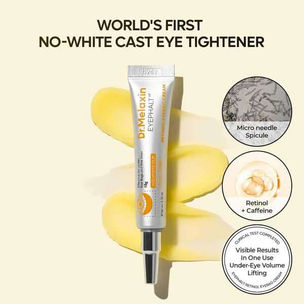 Dr.Melaxin - Eyephalt Retinol Eyebag Cream 10G - Anti-Puffiness Eye Contour Cream