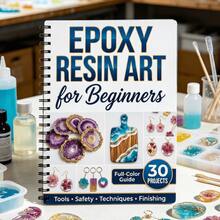 1 Epoxy Resin Art Spiral Notebook Suitable For Beginners, Includes 30 Colorful Resin Projects And Exquisite Finished Product Examples, Perfect Gift For Resin Newbies, DIY Enthusiasts, And Those Needing A Step-By-Step Resin Guide - A - View 2