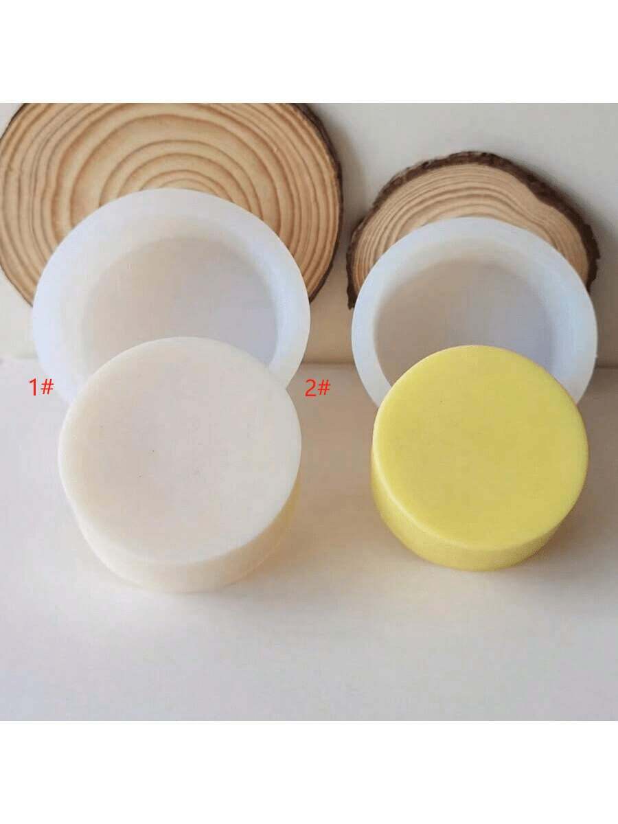 多功能硅胶模具，适用于DIY手工香氛石膏，大圆模和小圆模 - 圓形 - 查看 1