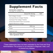 Miriyalyad Collagen Peptides 1800mg | Type I, II, III, V, X | Supports Skin, Hair, Nails & Bones | 120 Capsules Dietary Supplement - 1 CÁI - Xem 6