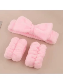 Bộ 9 món rửa mặt và chăm sóc da – Băng đô cài tóc cao + Băng đô scrunchie + Cọ rửa mặt silicon, Vòng cài tóc chống trượt dùng cho trang điểm và chăm sóc sắc đẹp hàng ngày. - Nhiều màu - Xem 9