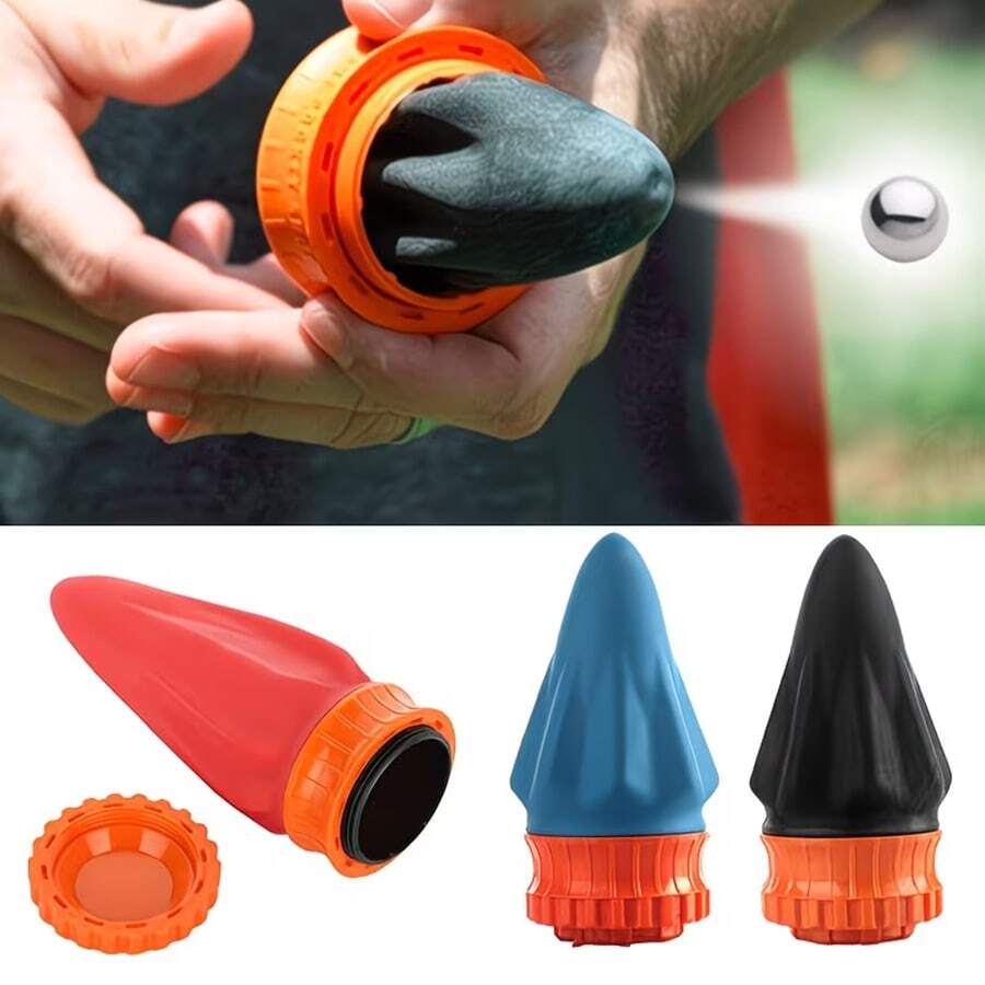 Pocket Slingshot, Portable Outdoor Slingshot Cup, Conical Pocket Slingshot For Outdoor Use - MultiWarna - View 1