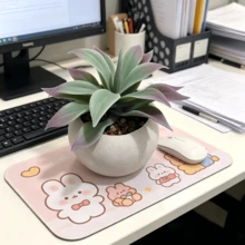 1pc Artificial Succulent Potted Plant, Maintenance-Free, Adds Ambiance To Space, Nordic Ins Style, Suitable For Home Entrance, Desktop, Office, Hotel Photography And Other Desktop Decor - Red Violet - View 5