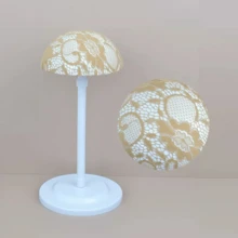 Adjustable Wig Stand With Lace Fabric, 8 Colors Available, Portable Plastic Wig Rack, Suitable For Styling, Drying, Displaying Wigs And Hats - View 16