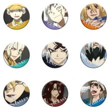 Pin Enamel Kartun Anime DR STONE Senku Gen Tsukasa Xeno Bentuk Bulat Kreatif untuk Aksesoris Ransel dan Hadiah - Batu - View 1