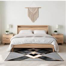 Modern Turkish Carpet | Minimalist Patterned Area Rug | Size Options From 80x250 Cm To 180x280 Cm Made ın Turkey - Mint Green - View 2