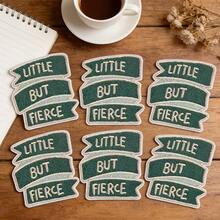 6 Little But Fierce Embroidered Patches - A - View 1
