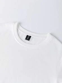 1 camiseta casual de algodón puro para mujer con un diseño divertido, ¡un regalo elegante y versátil para citas! Ligera y transpirable, adecuada para todo tipo de cuerpos, creando sin esfuerzo un look moderno. 180g 100% Algodón. - Blanco - Ver 7