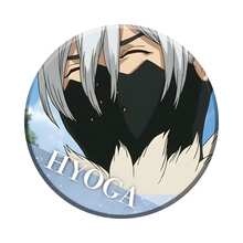 Pin Enamel Kartun Anime DR STONE Senku Gen Tsukasa Xeno Bentuk Bulat Kreatif untuk Aksesoris Ransel dan Hadiah - Batu - View 22