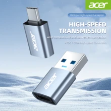 Adaptor Antarmuka Acer dengan USB 3.2 untuk Performa Transfer yang Optimal, Opsi USB-A/USB-C, Casing Paduan Logam, Tekstur Matte, Ringkas dan Ringan, Mudah Dibawa - Grey - View 2