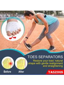 2pcs Silicone Forefoot Pads With Ergonomic 5-Hole Honeycomb Design, Offering Excellent Shock Absorption, Breathability And Secure Fit. Aside From Daily Foot Care, It Can Also Serve As A Practical Accessory For Art, Weddings And Home Decor, Providing Comfortable Wear For Wedding Shoes, Formal Shoes And Home Matching. - Multicolor - View 4