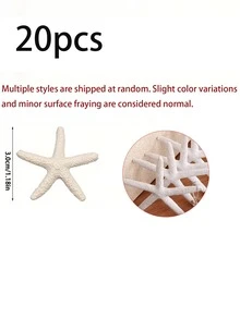 1/10/20/30/40pcs 1.18 Inch Resin Starfish Decorations, Cute Mini Starfish, Suitable For Wedding, Holiday Decor, Home Decor And DIY Crafts - Multicolor - View 14