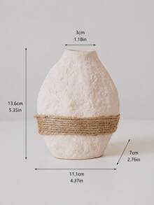 1件/3件套波西米亚风藤条香薰瓶套装，北欧香氛扩香花瓶，海岸风家居香氛装饰容器，适用于客厅、卧室、浴室置物架，不含香薰精油和藤条。 - 奶油土坯香薰瓶 - 查看 10
