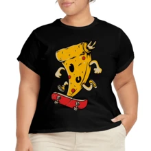 Women T-Shirts - Black - View 2