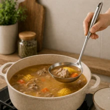 5 Pcs/Set Stainless Steel Cooking Utensil Set, Heat Resistance Metal Kitchen Tools Kitchen Utensil Set Turner Spoon Cooking Tools - Silver - View 6
