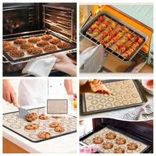 1pc Silicone Baking Mat, Non-Stick Reusable Baking Pad, Heat Resistant Fiberglass Oven Liner, Cake Pan Mat, Suitable For Macarons, Cookies, Baking Tools, Kitchen Accessories, Household Cooking Supplies - View 10