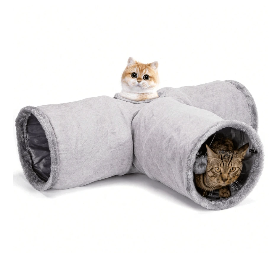 Cat Tunnels - Grey - View 1