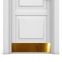1pc 86cm X 15cm Metal Decorative Door Kick Plate - Damage-Free Self-Adhesive Installation, Protects Against Pet Scratches And Dents, Easy To Install, Strong Adhesive, Suitable For Indoor And Outdoor Doors, Single Pack - 1pc - View 14