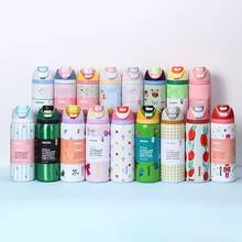 24/Oz/32 Oz Water Bottle Cup Vacuum Water Bottle Drinkware Tumbler Stainless Steel Thermal Mug Original Cold Hot Cup Owal'o - 彩色 - 查看 1
