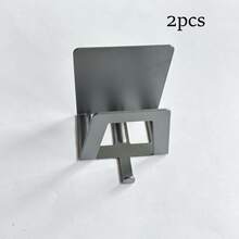 Giá đỡ miếng bọt biển bằng thép carbon (2/4 chiếc), giá đỡ miếng bọt biển tự dính gắn vào cống bồn rửa, móc treo tường nhà bếp. - Nhiều màu - Xem 12