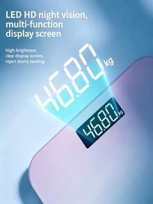 Lenovo Stylish Body Scale | High-Precision Smart Body Scale | Home Electronic Scale | Weight Loss Tracking Scale | Top Gift Choice For Women - View 4