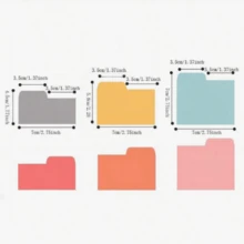 90 hojas de notas adhesivas de índice de 6 colores, marcadores de página codificados por colores, etiquetas autoadhesivas para anotaciones en libros, pegatinas para planificador escribibles, adecuadas para la escuela, la oficina, la lectura, útiles escolares - Unitalla - Ver 2