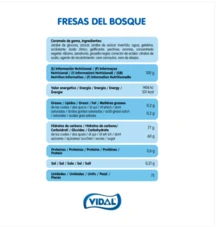 Vidal Sweets & Candy - VIDAL Fresas del Bosque Rellenas - Prikaz 4