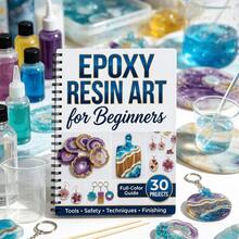 1 Epoxy Resin Art Spiral Notebook Suitable For Beginners, Includes 30 Colorful Resin Projects And Exquisite Finished Product Examples, Perfect Gift For Resin Newbies, DIY Enthusiasts, And Those Needing A Step-By-Step Resin Guide - A - View 4