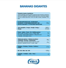 VIDAL rellenolas gran surtidos de modelos para elegir bandeja de 795g Sabor variados Sin gluten Sin grasa Vidal sabor Original garantizada - Bananas Gigantes Rellenas - Ver 6