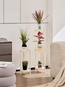 Multi-Tier Plant Stand, Multifunctional Vertical Flower Rack Combining Storage And Decoration, Free Assembly And Detachable Design - Multicolor - View 3