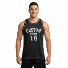 Camisa Regata Masculina Esportiva para Atividades Esportivas Academia e Uso Casual - Preto Custom - Visão 3