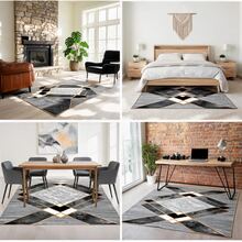 Modern Turkish Carpet | Minimalist Patterned Area Rug | Size Options From 80x250 Cm To 180x280 Cm Made ın Turkey - Mint Green - View 5