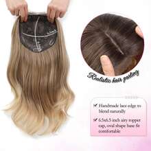 Hair Topper 18 Inch Body Wavy Hair Toppers For Women Natural Coverage Lightweight Comfortable Design, Adds Volume, Seamless Natural Blend, 18 Inch, Halloween - Multicolor - View 5
