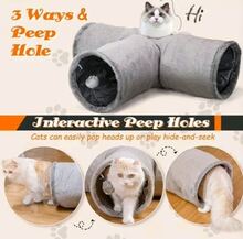 Cat Tunnels - Grey - View 3
