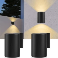 1pc Outdoor LED Wall Light, Solar Fence Light, LED Wall Lamp, IP44 Waterproof, Solar Wall Light, Rechargeable Solar Battery, Suitable For Porch, Backyard, Patio, Yard Fence Garage Decorations, Wall Light Strips, Floodlight - Solar - View 11