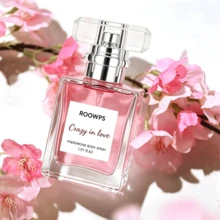 For Women | Gourmand Perfume With Strawberry, Marshmallow & Cocoa Notes | Sweet Fluffy Addictive Aroma | Long Lasting Dessert Scent Perfume Spray, 50ml Fashion Girl Portable Fragrance - 玫紅色 - 查看 2