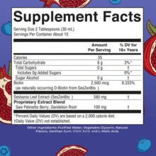 Miriyalyad Mary Ruth's Daily Liquid Hair Formula, Sugar Free Blueberry Pomegranate Flavor, Thicker Hair & Skin Support, 450ML Vegan Supplement - 3 cái - Xem 9