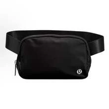 Lululemon Everywhere 1L Zippered Nylon Waist Bag For Women, Black - Black - View 5
