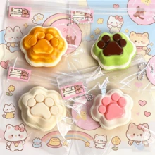 硅胶奶油橡皮泥挤压玩具猫爪三明治系列柔软Q弹玩具,减压玩具,硅胶挤压玩具,史迪奇玩具,旅行玩具,课堂解压玩具,迷你小玩意,洗澡玩具,圣诞文具,压力球,生日礼物,圣诞礼物,万圣节礼物,完美礼物 - 彩色 - 查看 3