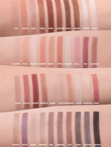 beauty glazed 40 Colors Pearl Smoky Eyeshadow Palette, Matte Shimmer Texture, Super Pigmented, Powdery Blendable Formula, Create Dimensional Contour, Natural Daily Makeup, Suitable For Beginners - Multicolor - View 6