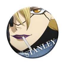Pin Enamel Kartun Anime DR STONE Senku Gen Tsukasa Xeno Bentuk Bulat Kreatif untuk Aksesoris Ransel dan Hadiah - Batu - View 21