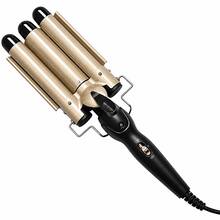 Kynley Professional Triple Barrel Hair Curler, Tourmaline Ceramic Hair Waver, Curling Iron For Large Waves, Fast Heating, 3 Colors - EU C Type Plug(220-240V) - View 9