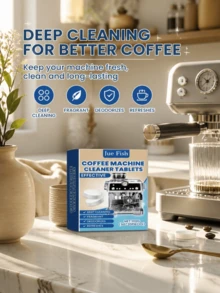 JUE FISH Jueyu Universal Coffee Machine Cleaning Tablets, Effectively Removes Limescale And Grease, Suitable For Home Kitchen Coffee Machines - Multicolor - View 2